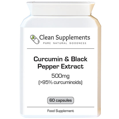 Curcumin & Black Pepper | 95% Curcuminoids