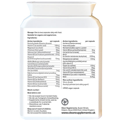 wholefood multivitamin and mineral capsules
