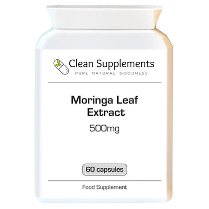 Moringa Leaf Extract | 500mg Capsules | Health & Wellbeing